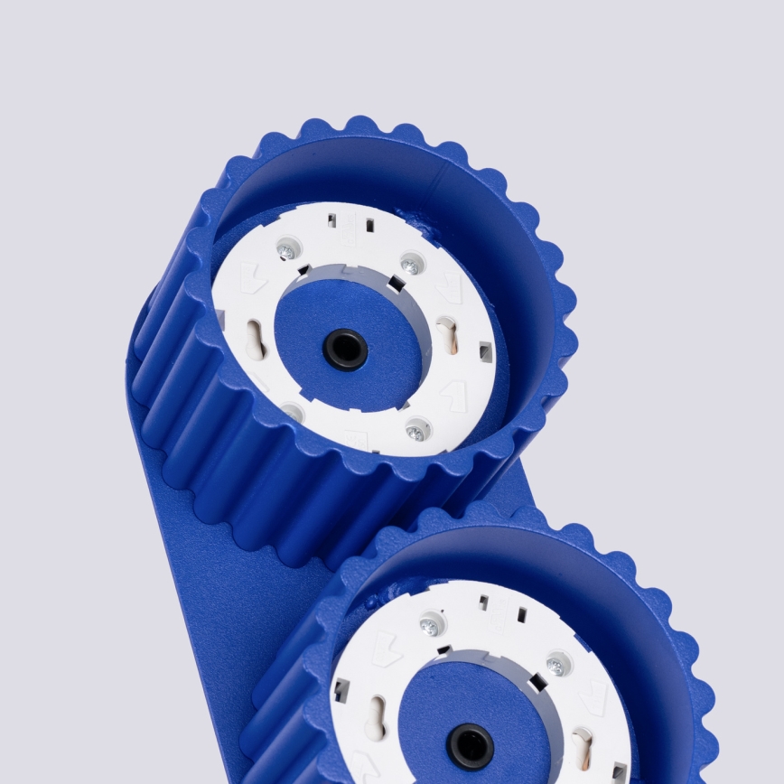 AURA Spotlight 2xGX53/10W/230V Blue