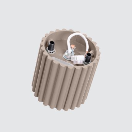 AURA spotlight 1xGU10/10W/230V Ø 10 cm taupe