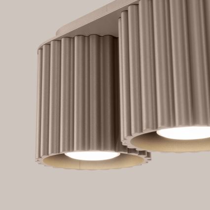 AURA spotlight 2xGU10/10W/230V taupe
