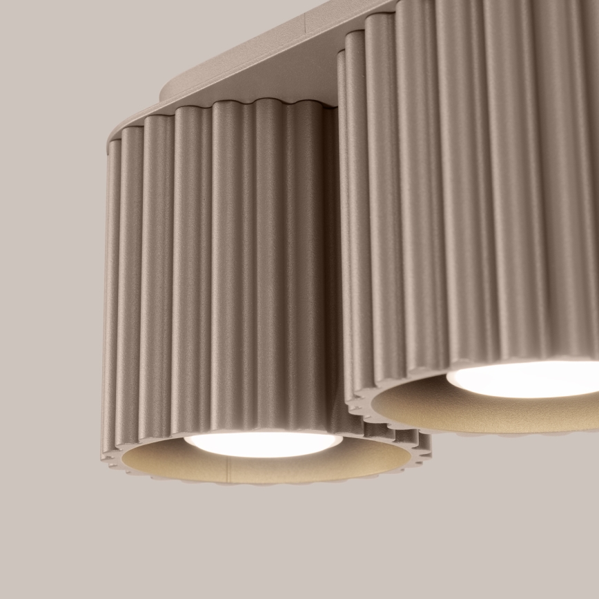 AURA spotlight 2xGU10/10W/230V taupe