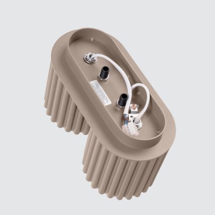 AURA spotlight 2xGU10/10W/230V taupe