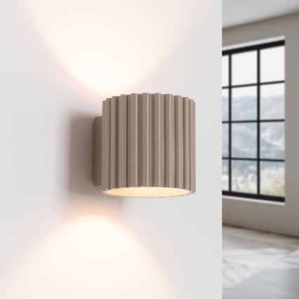 AURA Wall Light 1x G9/10W/230V Taupe