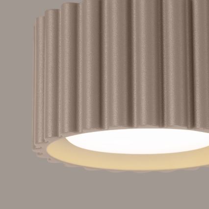 AURA spotlight 1xGX53/10W/230V Ø 10 cm taupe
