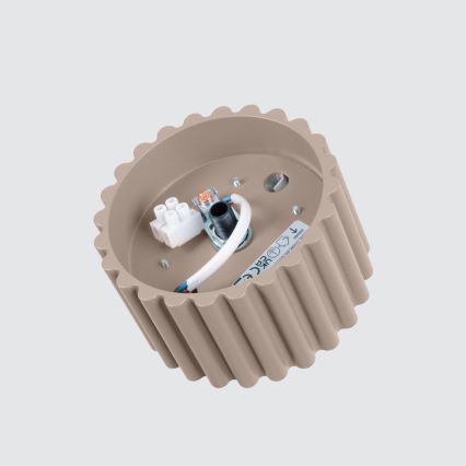 AURA spotlight 1xGX53/10W/230V Ø 10 cm taupe