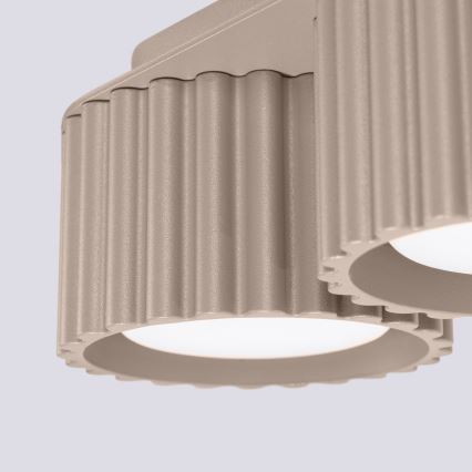 AURA 2xGX53/10W/230V Taupe Spotlight