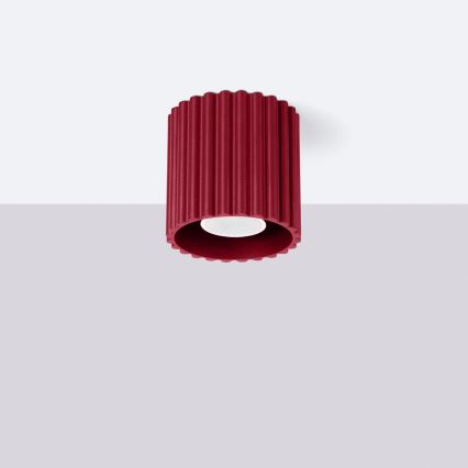 AURA Spotlight 1xGU10/10W/230V 10 cm Red