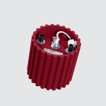 AURA spotlight 1xGU10/10W/230V, Ø 10 cm, red