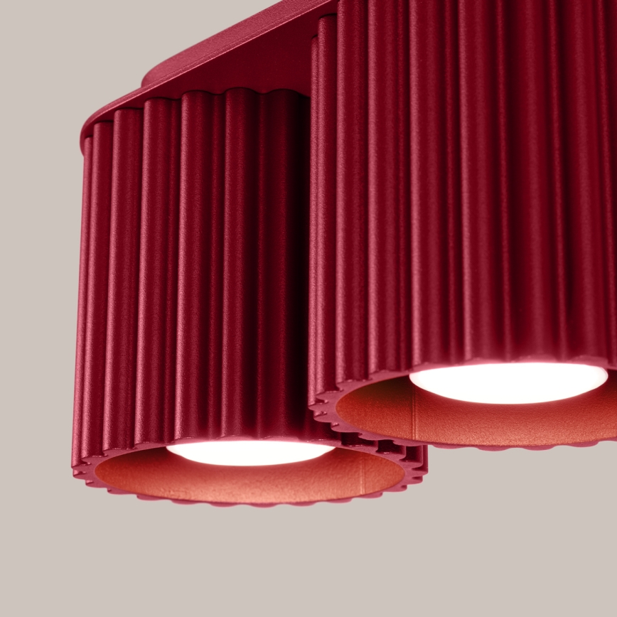 AURA spotlight 2xGU10/10W/230V red