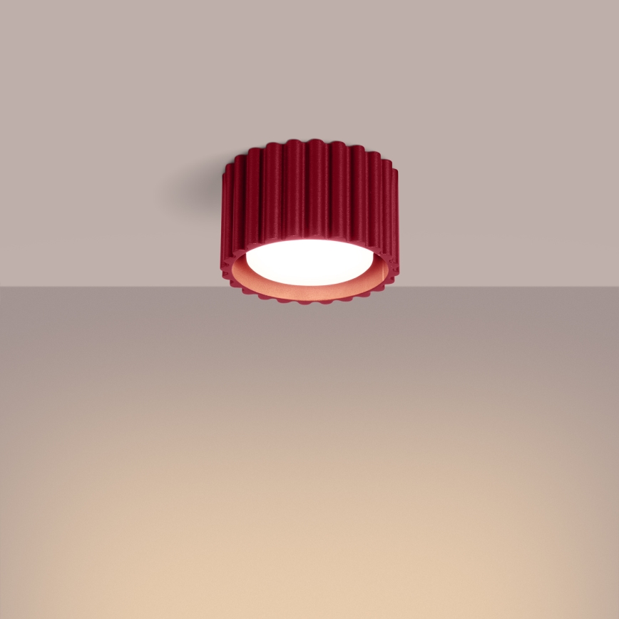 AURA Spotlight 1xGX53/10W/230V Ø 10 cm Red