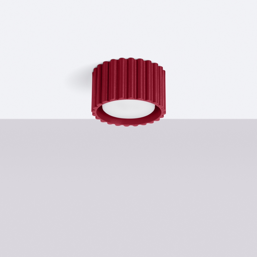 AURA Spotlight 1xGX53/10W/230V Ø 10 cm Red