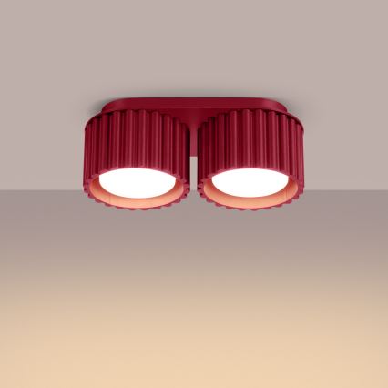 AURA 2xGX53/10W/230V Spotlight, Red