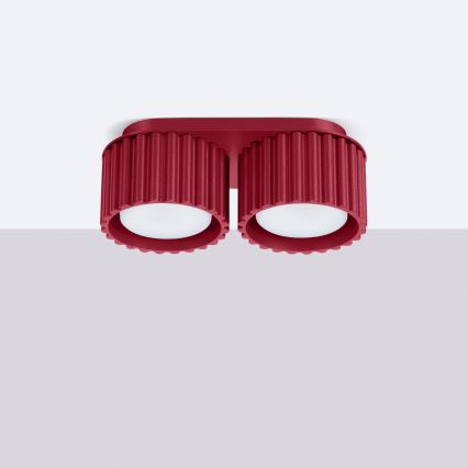 AURA 2xGX53/10W/230V Spotlight, Red