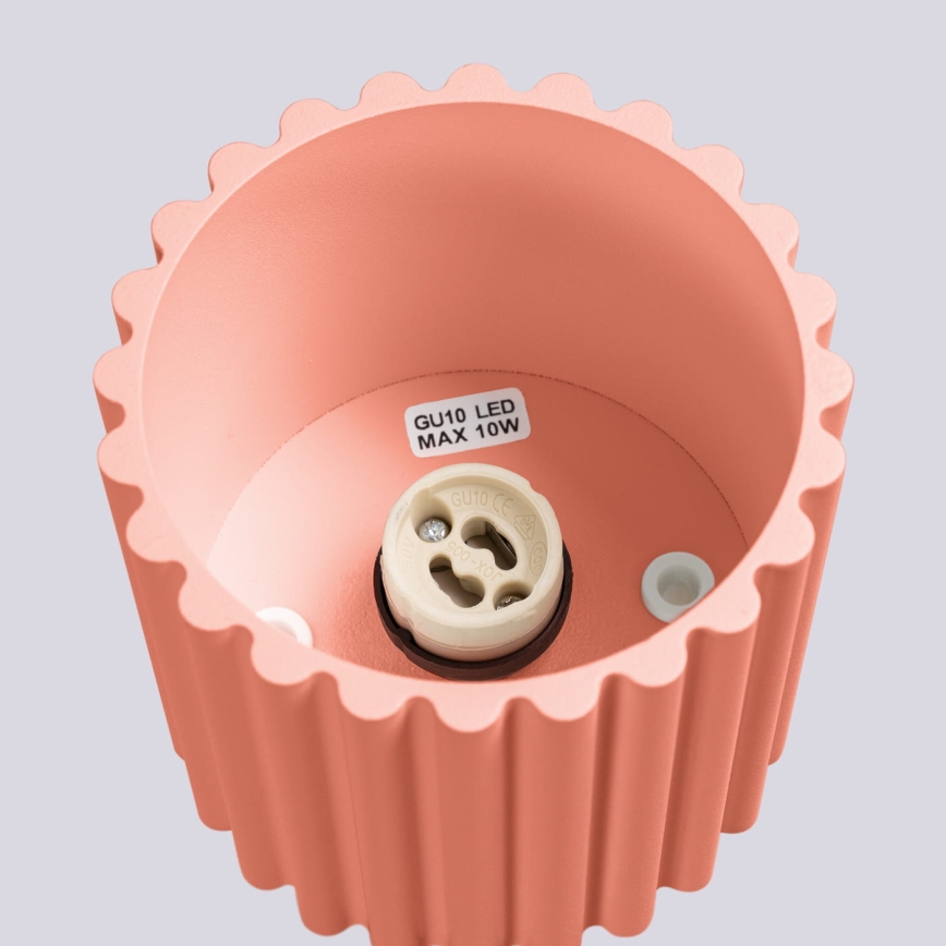 AURA Spotlight 1xGU10/10W/230V, 10 cm, Pink