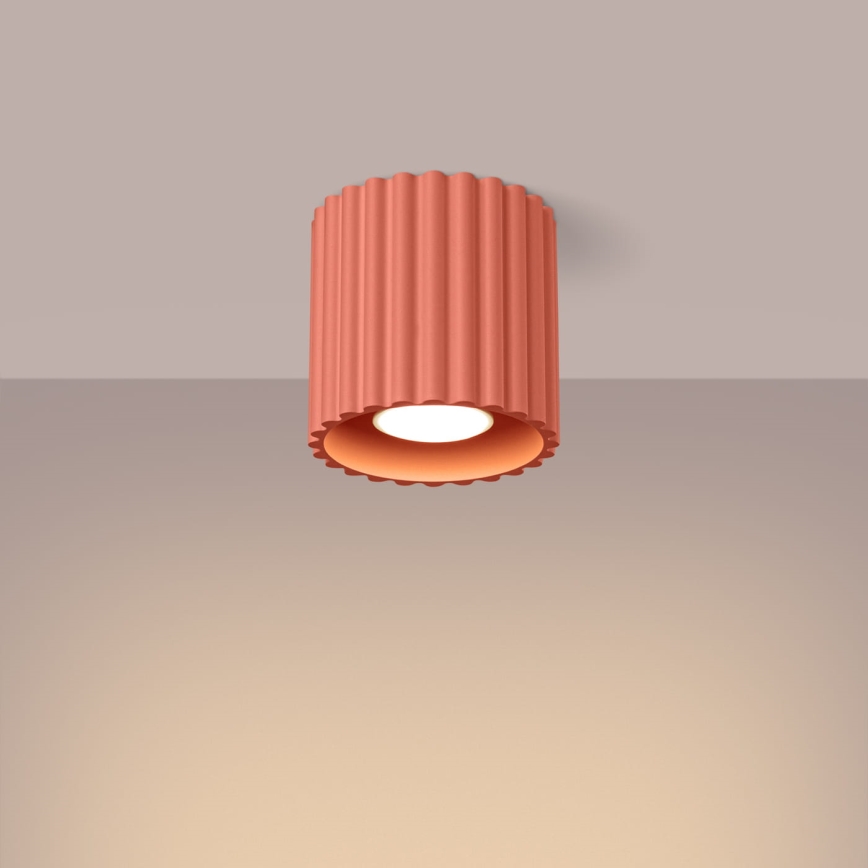 AURA Spotlight 1xGU10/10W/230V Ø 10 cm Pink