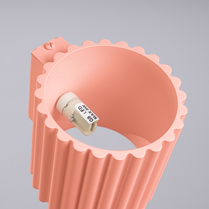 AURA Wall Lamp 1xG9/10W/230V Pink