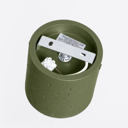 ORBIS Concrete/Green Spotlight 1xGU10/10W/230V