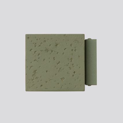 QUAD Wall Spotlight 1x G9/8W/230V Concrete/Green