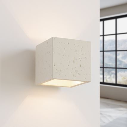 Wall-mounted spotlight QUAD 1xG9/8W/230V concrete/cream