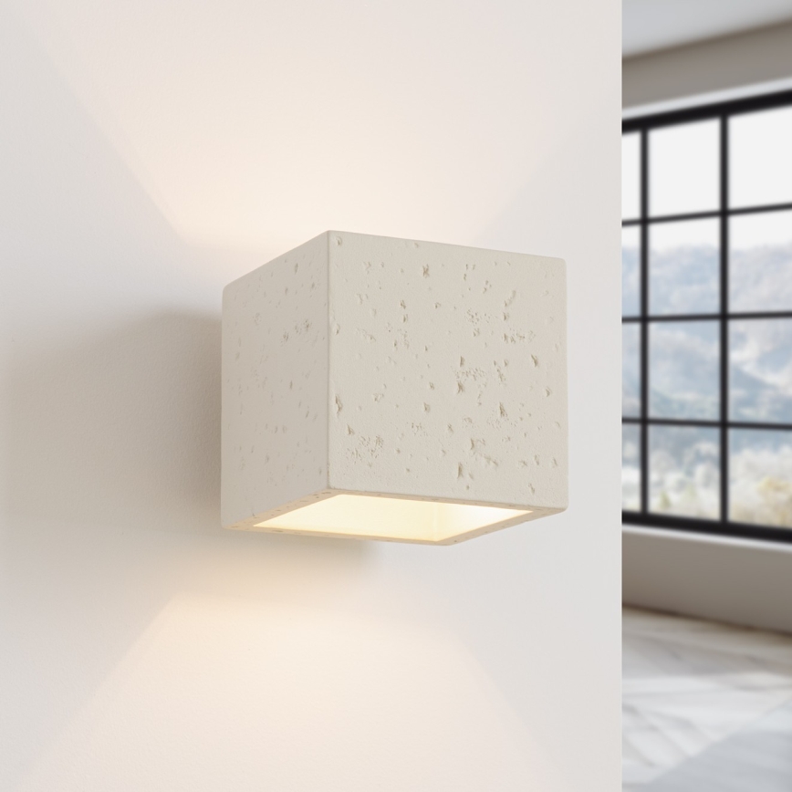 Wall-mounted spotlight QUAD 1xG9/8W/230V concrete/cream