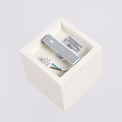 QUAD spotlight 1xGU10/10W/230V concrete/cream