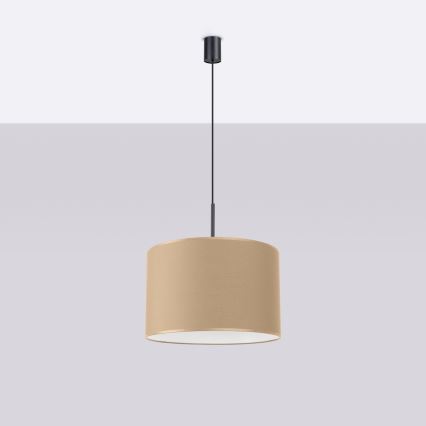 NEVIA Cable Pendant Light 1xE27/15W/230V, dia. 40 cm, Taupe
