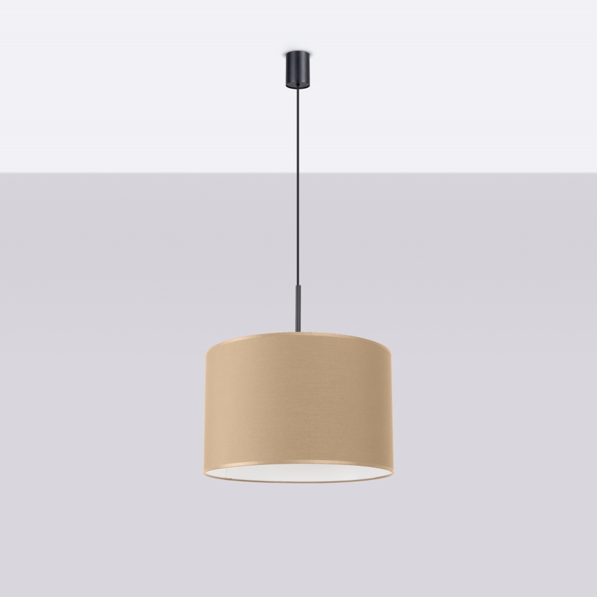 NEVIA Cable Pendant Light 1xE27/15W/230V, dia. 40 cm, Taupe