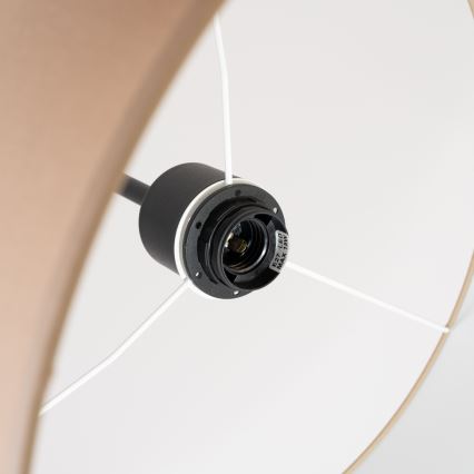 NEVIA Cable Pendant Light 1xE27/15W/230V, dia. 40 cm, Taupe