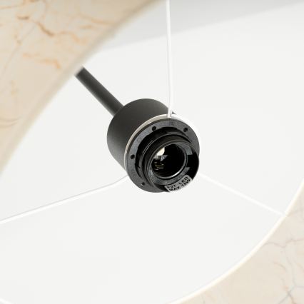 NEVIA Cable Pendant Light 1xE27/15W/230V, diameter 40 cm, beige/marble finish