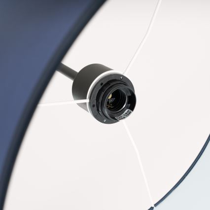 NEVIA cable-hung pendant light 1xE27/15W/230V, dia. 40 cm, blue