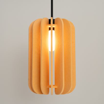 MULA Cable Pendant Lamp, 1× E27 (15 W), 230 V, Ø 27 cm — Yellow