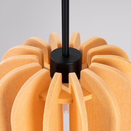 MULA Cable Pendant Lamp, 1× E27 (15 W), 230 V, Ø 27 cm — Yellow