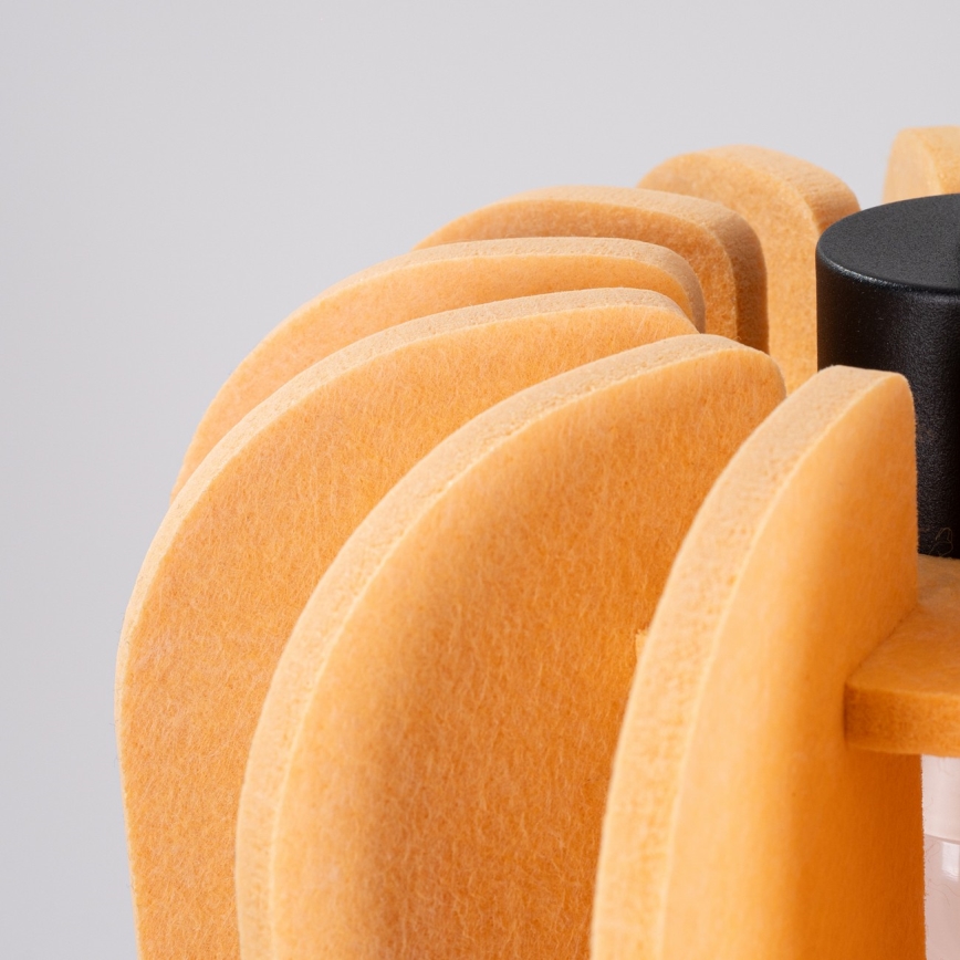 MULA Cable Pendant Lamp, 1× E27 (15 W), 230 V, Ø 27 cm — Yellow