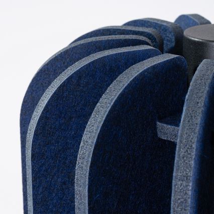 Pendant lamp on cord MULA 1xE27/15W/230V, Ø 27 cm, blue