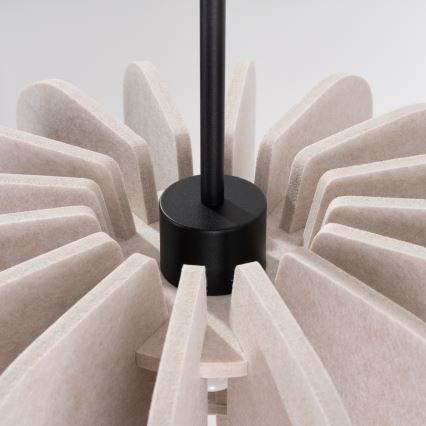 MULA cable-hung pendant light 1xE27/15W/230V, Ø 45 cm, cream