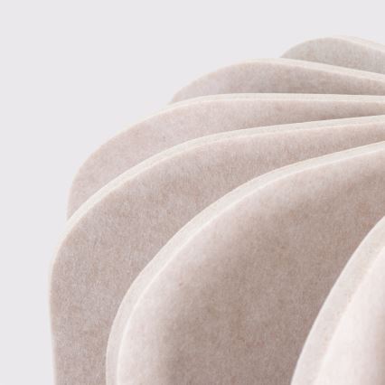 MULA cable-hung pendant light 1xE27/15W/230V, Ø 45 cm, cream