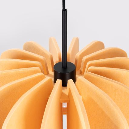 Pendant light on cord MULA 1xE27/15W/230V, diameter 45 cm, yellow