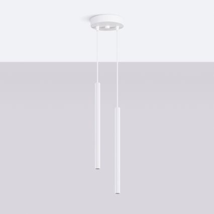Cable pendant light ARCHE 2xG9/8W/230V white