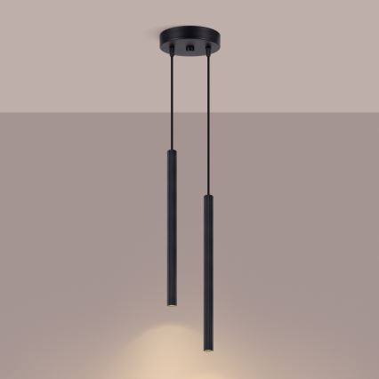 ARCHE cord pendant light 2xG9/8W/230V black