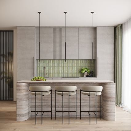 ARCHE cord pendant light 2xG9/8W/230V black