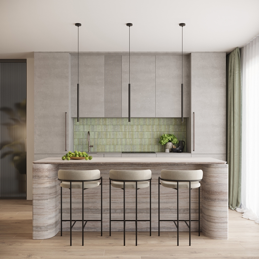 ARCHE cord pendant light 2xG9/8W/230V black