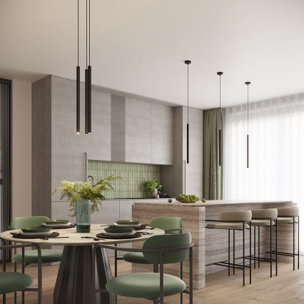 ARCHE cord pendant light 2xG9/8W/230V black