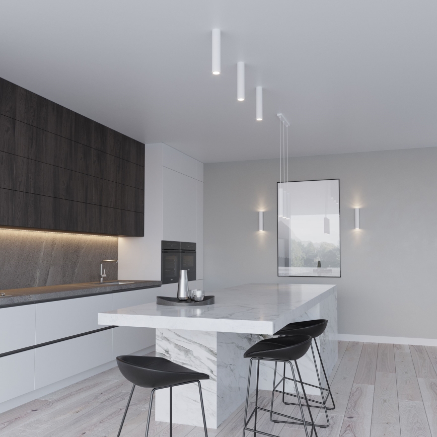 LAGOS Cable Pendant Light, 2x GU10/10W/230V, White