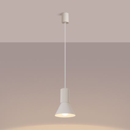 ESTRIA Cable Pendant Light, 1x E14/10W/230V, Ø 14 cm, Cream