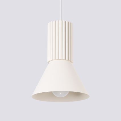 ESTRIA Cable Pendant Light, 1x E14/10W/230V, Ø 14 cm, Cream