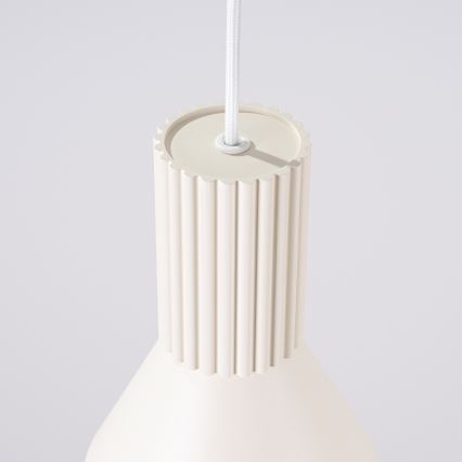 ESTRIA Cable Pendant Light, 1x E14/10W/230V, Ø 14 cm, Cream