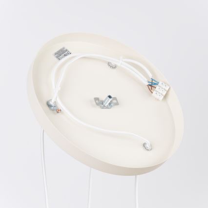 Cord pendant lamp ESTRIA 3xE14/10W/230V Ø 30 cm cream