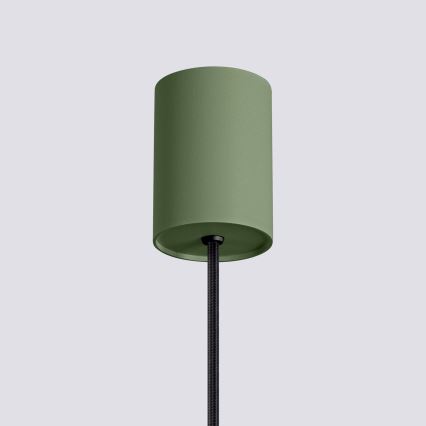 ESTRIA cable pendant light 1x E14/10W, 230V, Ø 14 cm, green
