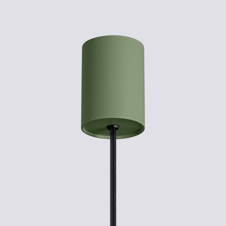ESTRIA cable pendant light 1x E14/10W, 230V, Ø 14 cm, green