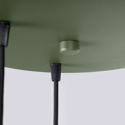 ESTRIA cord pendant lamp 3×E14/10W/230V, Ø30 cm, green