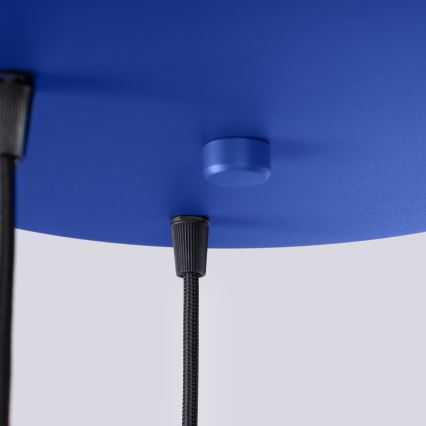 ESTRIA cord pendant, 3xE14/10W/230V, Ø 30 cm, blue